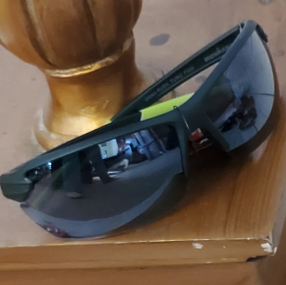 Foster Grant Iron Man men's active plastic frame sporty sunglasses black, green